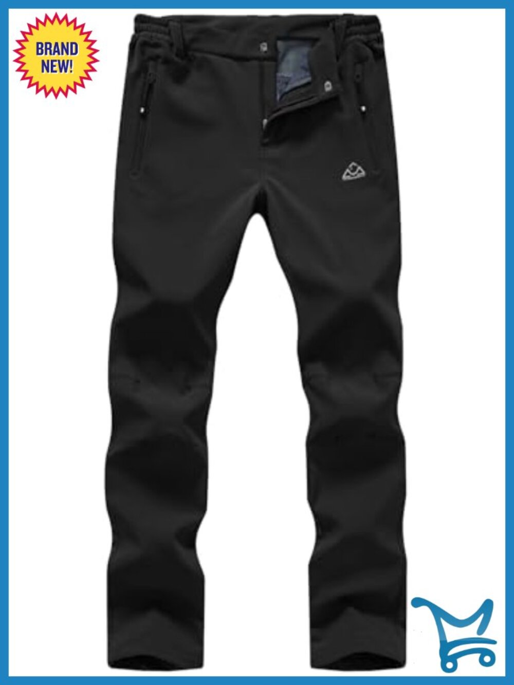 Womens Snow Ski Hiking Pants Waterproof Fleece Lined Insulated Softshell